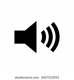 Black speaker vector icon. Mail Icon Vector symbol. symbol for your Computer website and mobile vector.