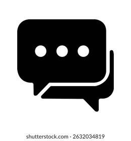 Imagem de balão preto ícone de bolha vetor comunicação gráfica mensagem conversação diálogo conversação símbolo ilustração elemento gráfico recurso para web e impressão