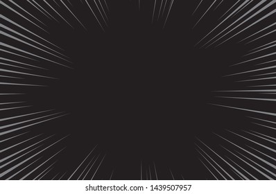 Black speed line vector background. Abstract illustration colorful wallpaper for banner business social media advertising. comic backdrop template design. 