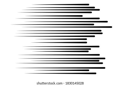 Speed Lines Linear Form Vector Illustration Stock Vector (Royalty Free ...