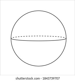 Black sphere lines on white background