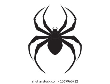 Black Spider Clipart. Black Arachnia