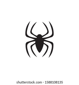 Black Spider Logo unique  icon template vector