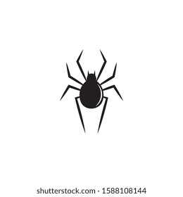 Black Spider Logo unique  icon template vector
