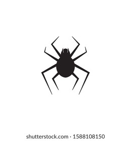 Black Spider Logo unique  icon template vector