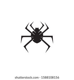 Black Spider Logo unique  icon template vector