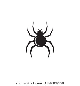 Black Spider Logo unique  icon template vector