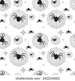 
black spider with nest becomes a unique blend