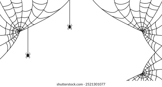 Black spider on the Web