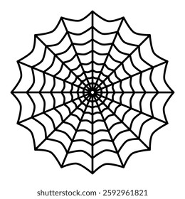black spider web vector design