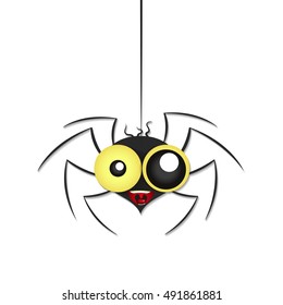 black spider weighs in at on the web