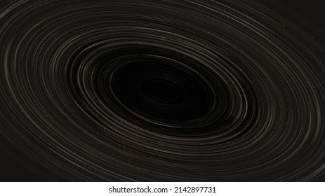 Black Spiral Black hole on Galaxy background with Milky Way spiral,Universe and starry concept design,vector