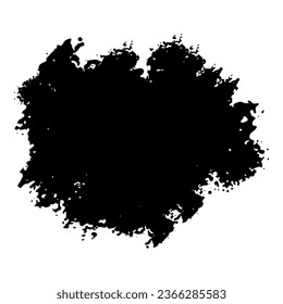 Black splash collection. Ink stain. Spray paint the shape with stain. Set of spray paint elements. black ink splash lines and drops. Paint brush, stroke vector set. Spray paint the shape with stain.
