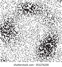 Black splash on white background. Winter nature background. Falling Snow. Christmas and New Year Background. Falling snow vector pattern. Snow texture