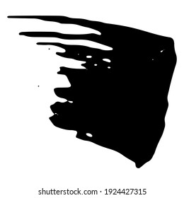 Black splashes Background for promo banner and backdrop for social text, presentation, invitation, flyer, poster, Grunge mud art, stories. Black friday
