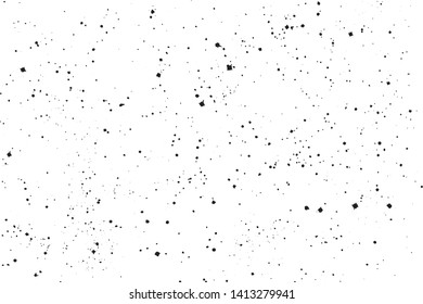Black splashes on white background – vector illustration