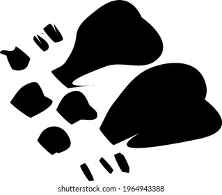 black spot abstract random art vector