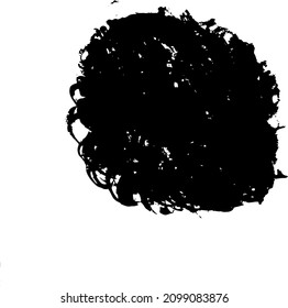 punto negro sobre fondo blanco