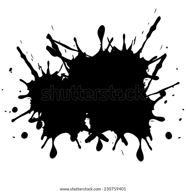 paint splash vector