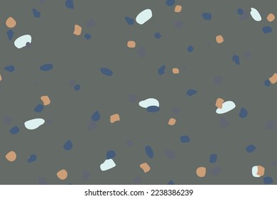 Black Spot Polkadot. Abstract Random Fun. Small Cool Bubble. Explosion Color Pattern. Happy Background. Blue Modern Round. Pastel Polka Dot. Carnaval Eps Texture. Seamless Holiday Drop. Vector Dot.