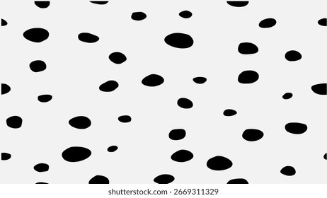 Manchas negras sobre un fondo blanco