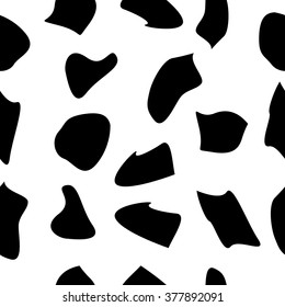 black spots on a white background