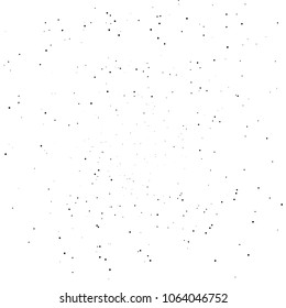 Black spots scatter glitter distress abstract background vector illustration