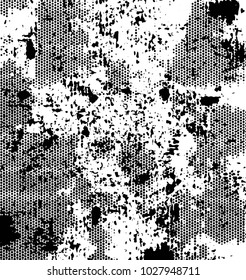 Black spotted halftone background. Vector modern background for posters, brochures, sites, web, cards, interior design