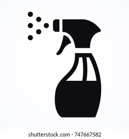 black spray icon
