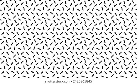 Black sprinkles banner background, Black falling decorative sprinkles background