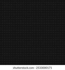 Black square background checkered grid pattern with dots