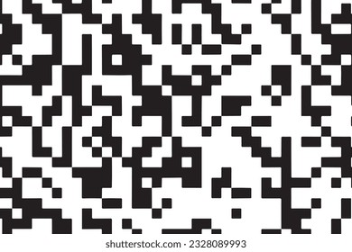 black square dots on white background