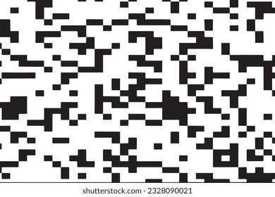 black square dots on white background