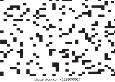 schwarze quadratische Punkte auf weißem Hintergrund