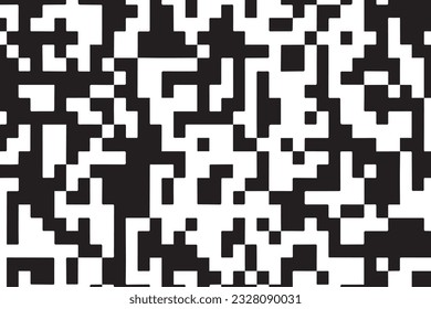 black square dots on white background