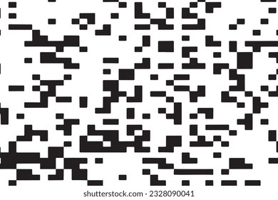 black square dots on white background