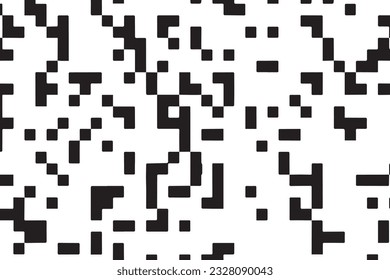 black square dots on white background