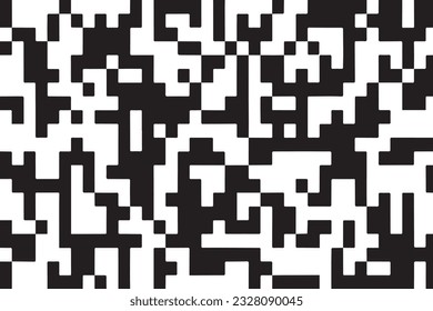 black square dots on white background