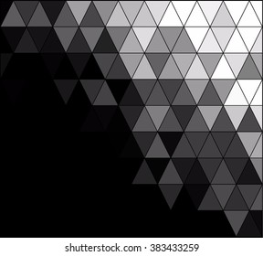 Black Square Grid Mosaic Background, Creative Design Templates