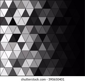 Black Square Grid Mosaic Background, Creative Design Templates