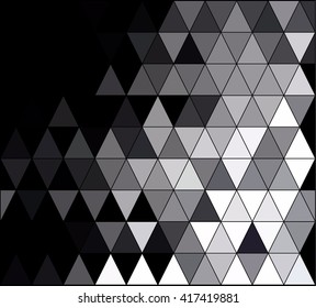 Black Square Grid Mosaic Background, Creative Design Templates