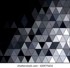 Black Square Grid Mosaic Background, Creative Design Templates