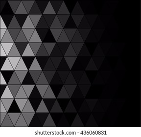 Black Square Grid Mosaic Background, Creative Design Templates