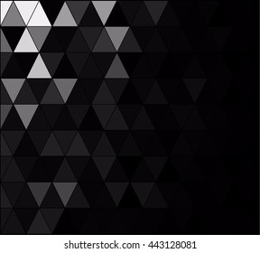 Black Square Grid Mosaic Background, Creative Design Templates