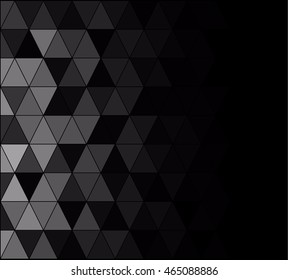 Black Square Grid Mosaic Background, Creative Design Templates