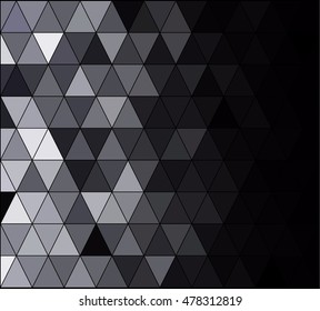 Black Square Grid Mosaic Background, Creative Design Templates