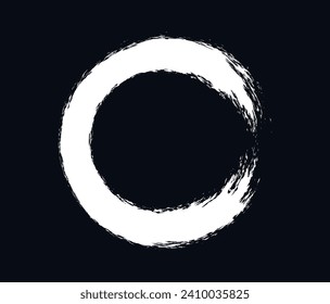 a black square with a black paint splatter in the middle, vintage brush stroke  vector,  abstract grunge background with frame