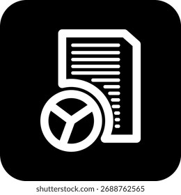 Black Square Vector Icon, simple line vector for UI UX design. Symbol for website and mobile app interface and navigation button