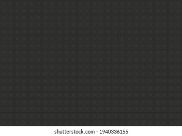 Black squares background. Mosaic tiles pattern. Seamless vector illustration.