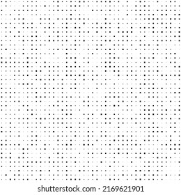 Black squares random pattern background. Abstract halftone. Vector illustration. 